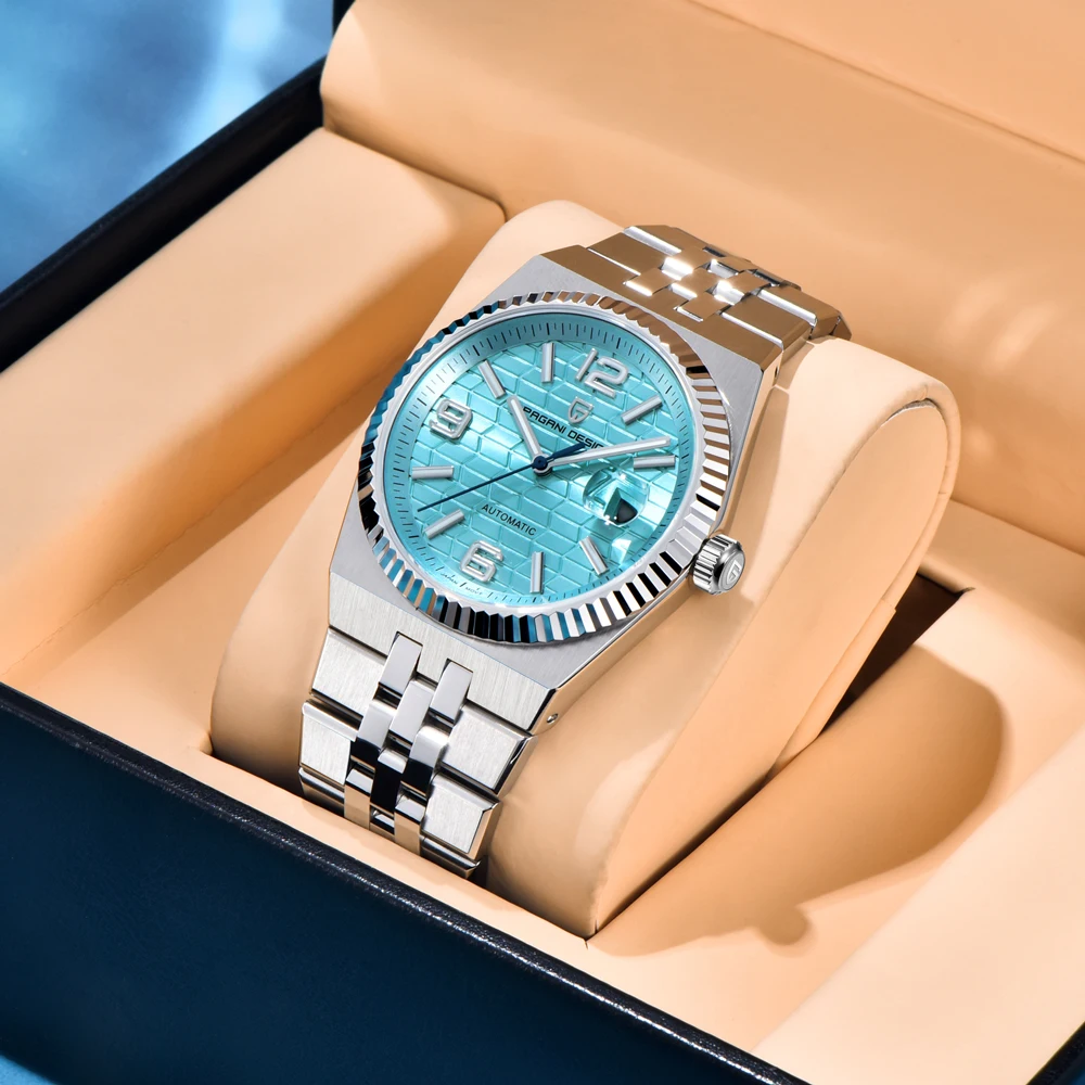 PAGANI DESIGN 2025 new watch luxury mechanical men's watch gift box sapphire glass life waterproof stainless steel men's watch