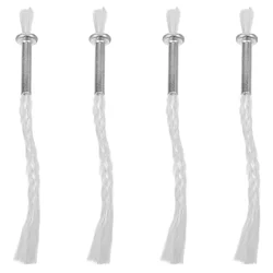 4 Pcs Wick Buddha Lamp Wicks Alcohol Oil Replace Cotton Thread Labs Bulk Burner