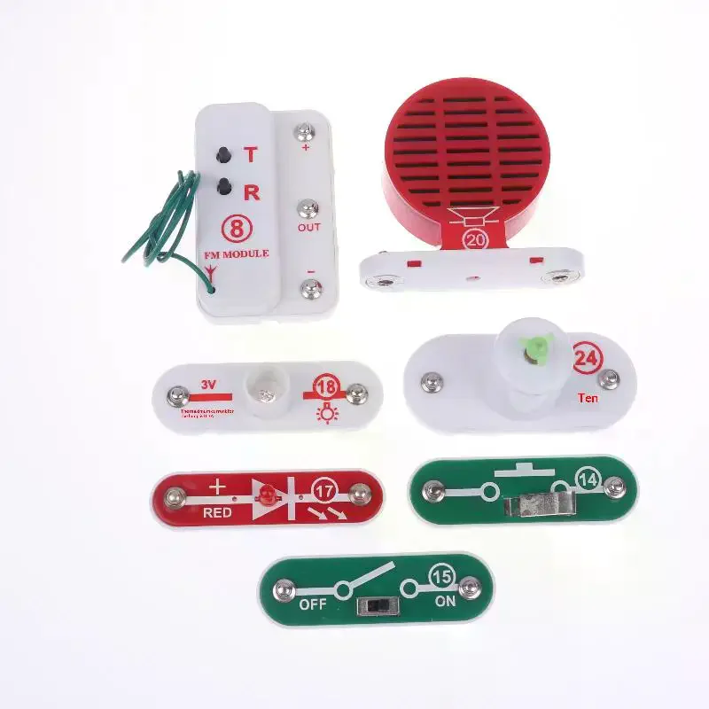 

Научные эксперименты: Электричество для детей, электронные конструкторы, игрушка-платы для сборки электрических цепей для детей и школьников