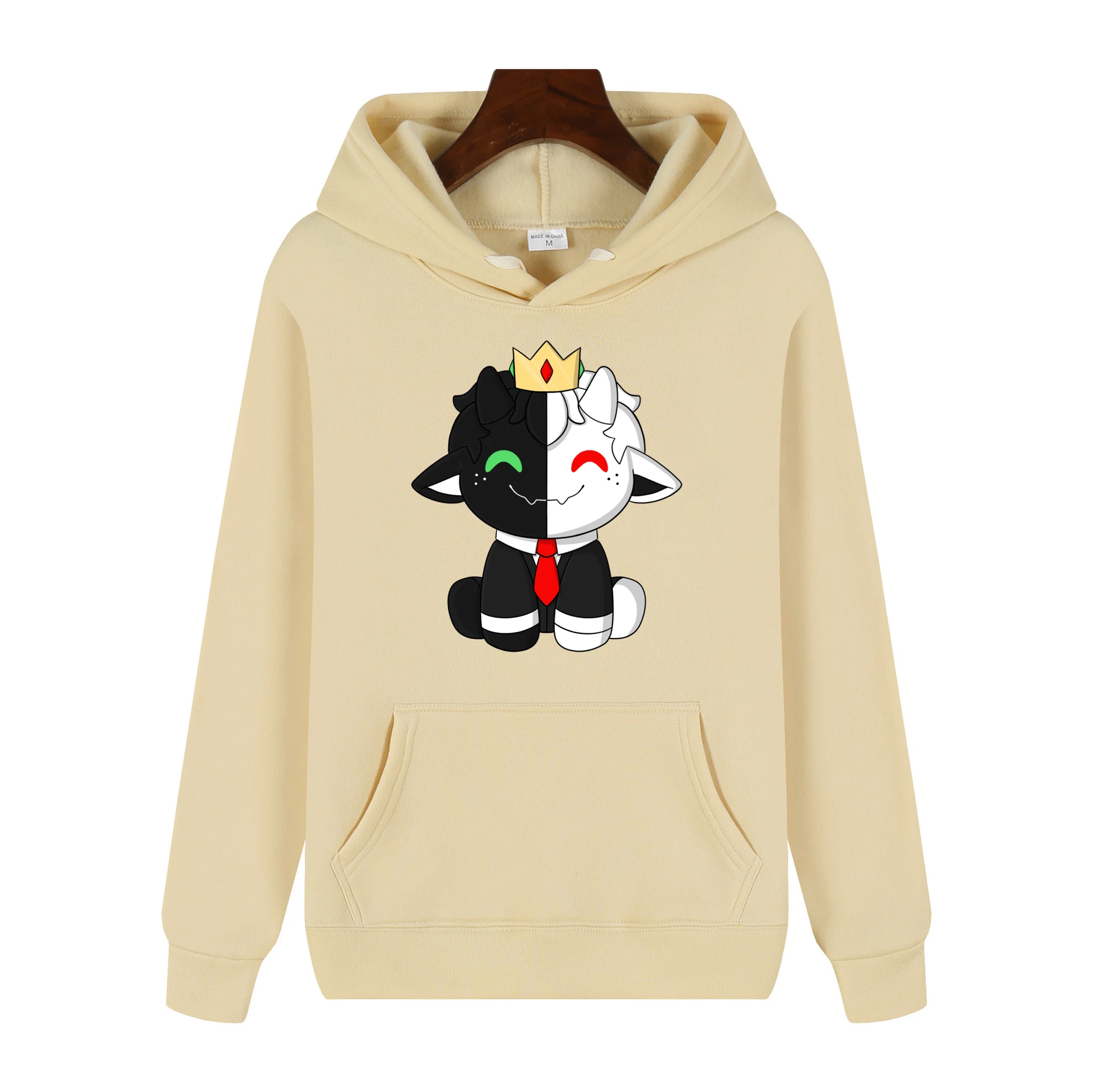 

Ranboo Dreamwastaken Merch Hoodies Sweatshirt Smile Kawaii Print Boy Pullover Hoodie Men Women Fashion Tracksuit Kid Clothing