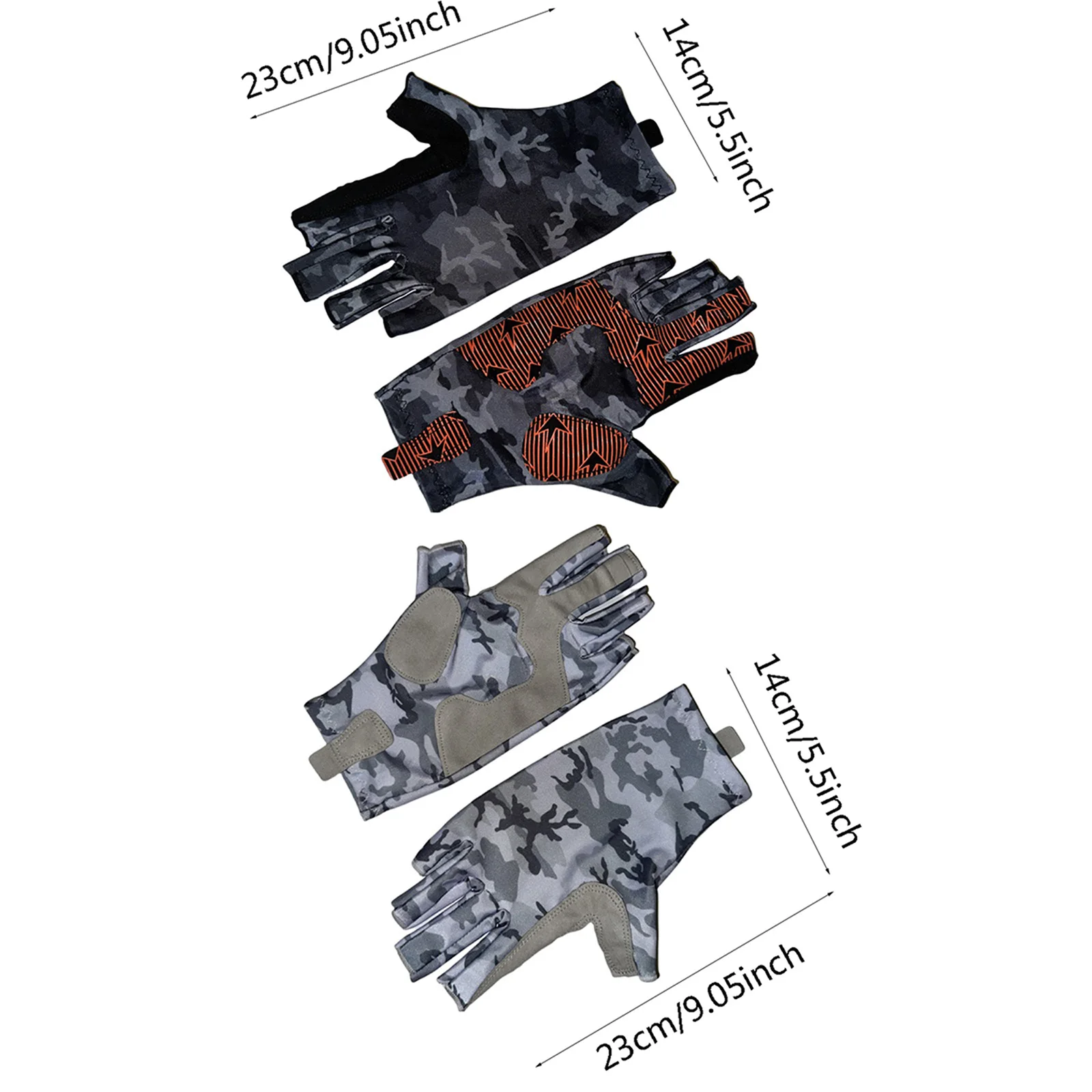 قفازات ركوب الدراجات العصرية المضادة للانزلاق نصف اصبع قفازات التمرين قفازات الحماية من الشمس للنساء والرجال للرياضات الخارجية