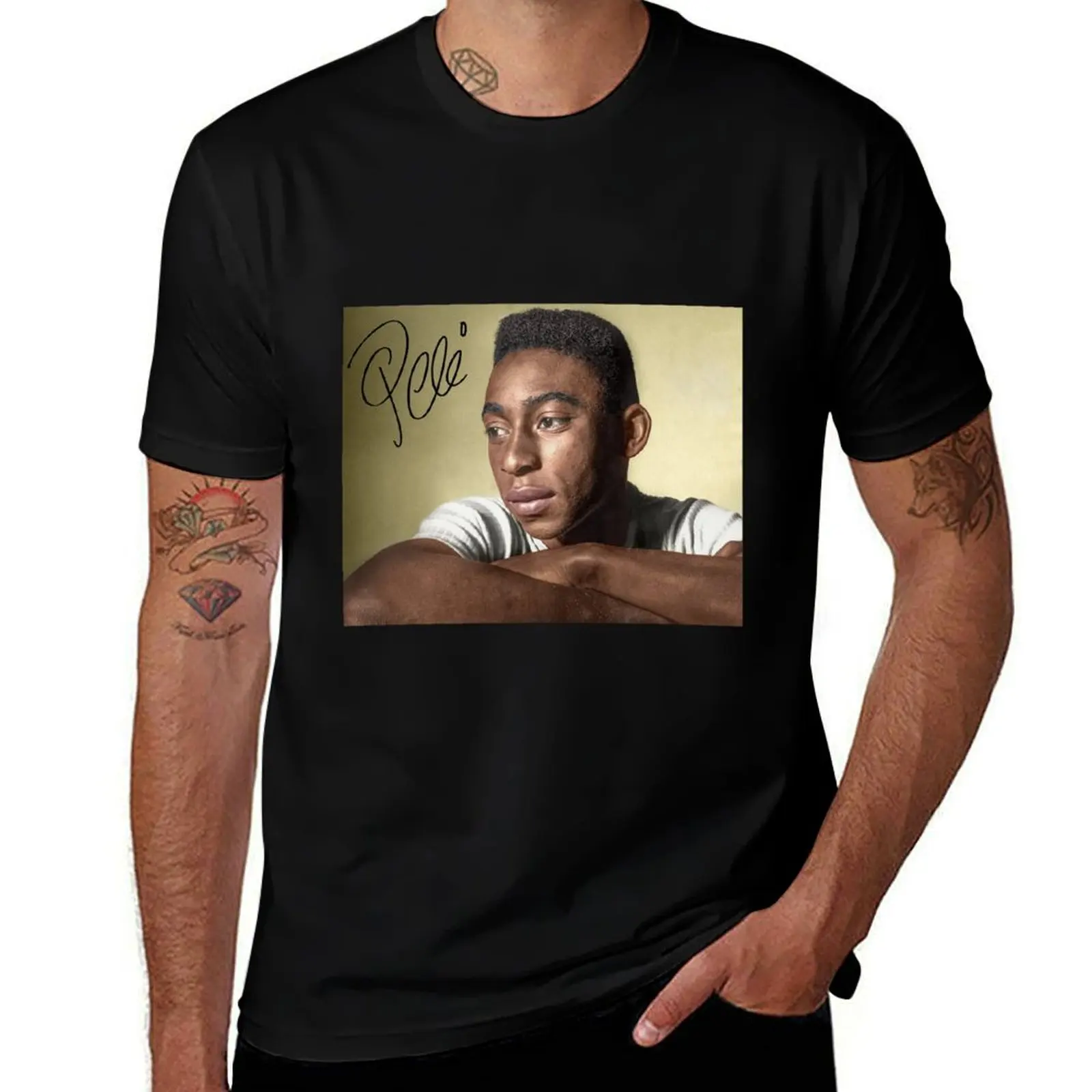 

Pelé o Rei T-Shirt man t shirts high quality luxury brand t shirt for man 100 percent cotton T-Shirt