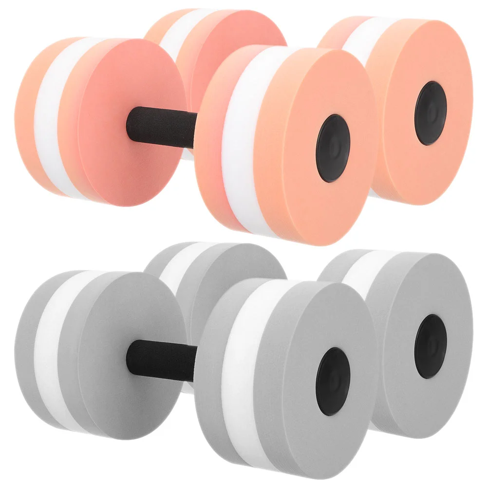 

4 Pcs Dumbbells Water Floating Weight Barbell Pool Weights for Exercise Equipment Hand Fitness