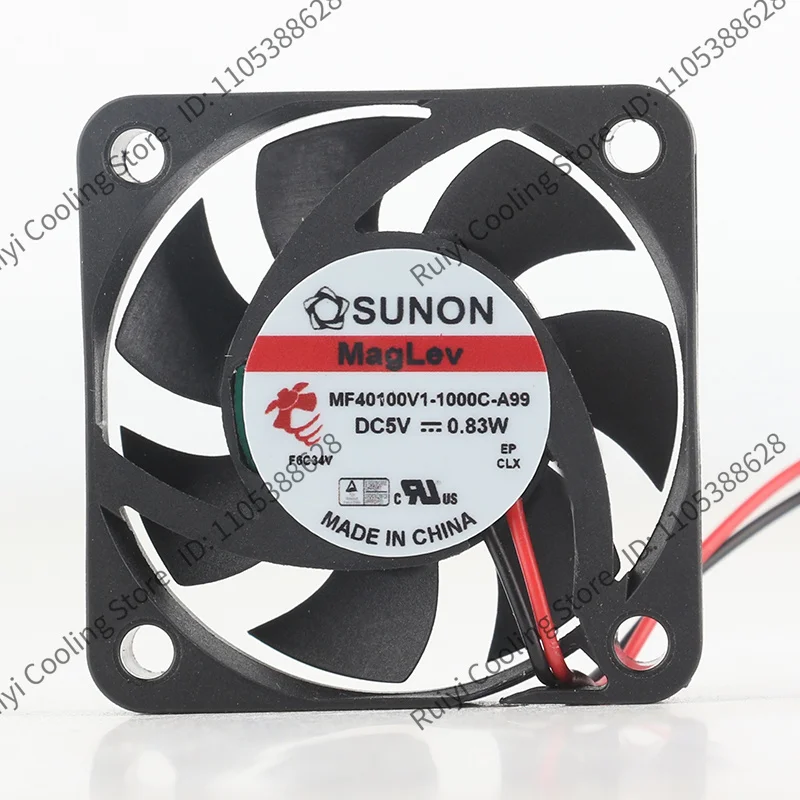 SUNON MF40100V1-1000C-A99 5V 0.83W magnetic floating silent 4CM 4010 cooling fan