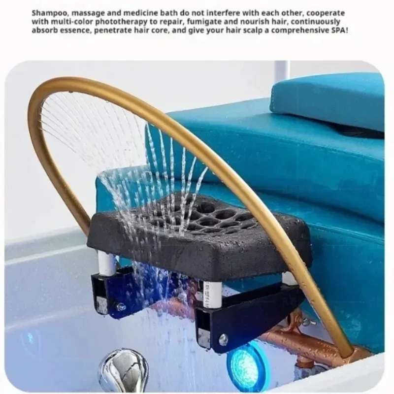 

Head Spa Stretcher Shampoo Treatment Massage Bed Salon Equipment Furniture Machine Salon Chairs Hair Stylist Fryzjerskie Water
