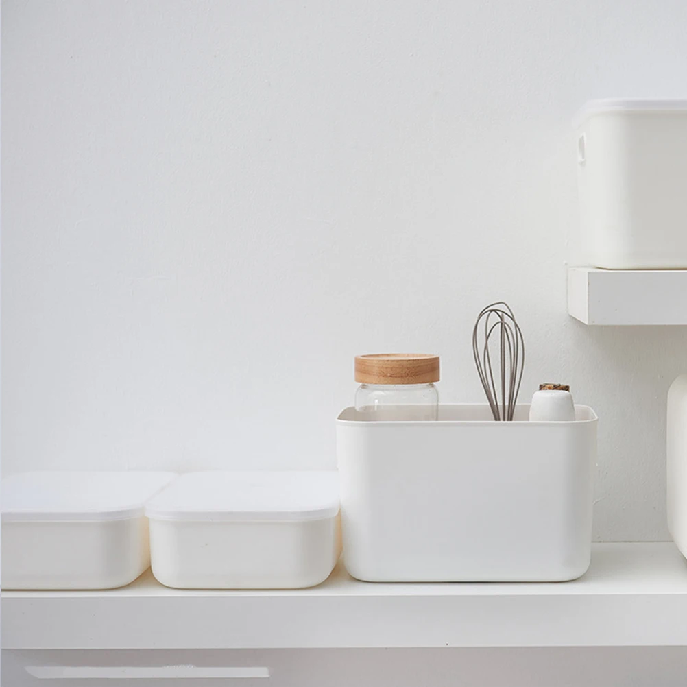 

Dust-proof and Moisture-proof Storage Box Organizer Japanese-style Case Desktop