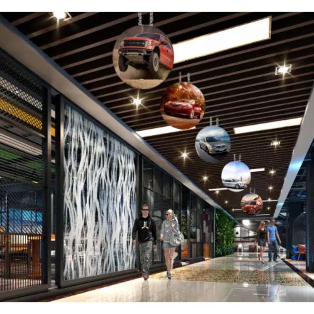 تخصيص الإبداعية داخلي شكل دائري LED شاشة عرض جدار الفيديو شاشة الإعلان لوحة دائرة التلفزيون