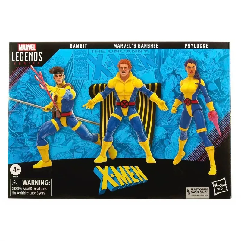 Genuine Marvel Legends X-Men Gambit Banshee Psylocke 3pc Set 6in Display Decor Extra Decor Parts in Stock for Marvel Collectors view 6