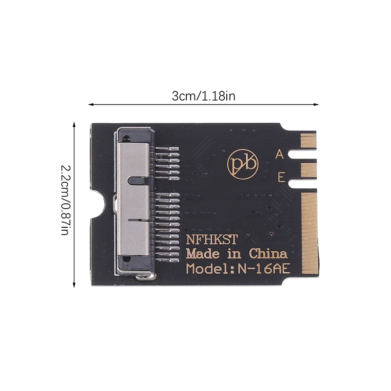 1Pc A + E Key To BCM94360CS BCM943602CS BCM94360CS2 Adapter Card 6+12 Pin M2 Adapter Card