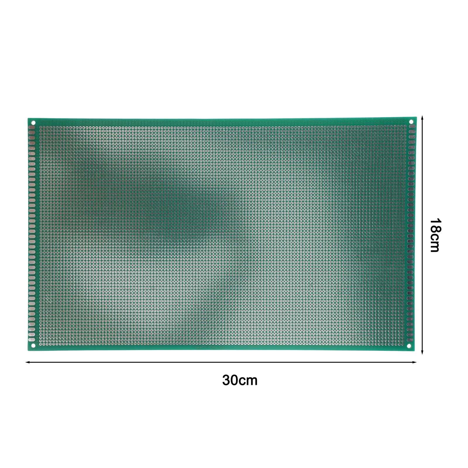 DIY Electronics Circuit Board Circuit Construction 0.04 Inches Aperture 0.062 Inches Thickness 0.1 Inches Pitch 30 X 18 CM Size