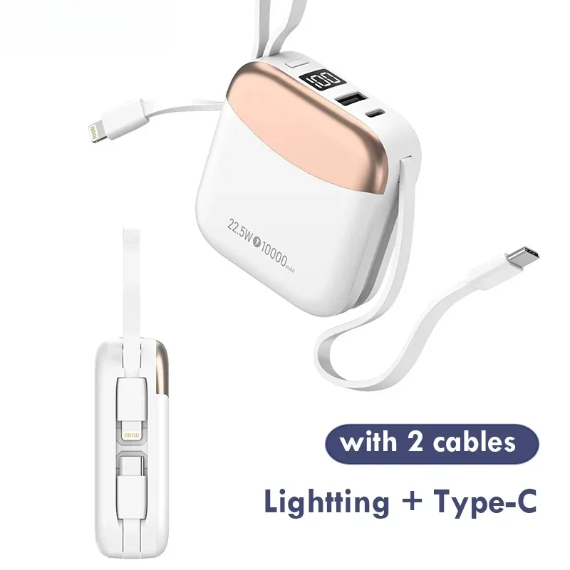 بنك طاقة صغير 10000 مللي أمبير مع شحن سريع. آيفون، سامسونج، هواوي، شاومي. القوة المحمولة النهائية.