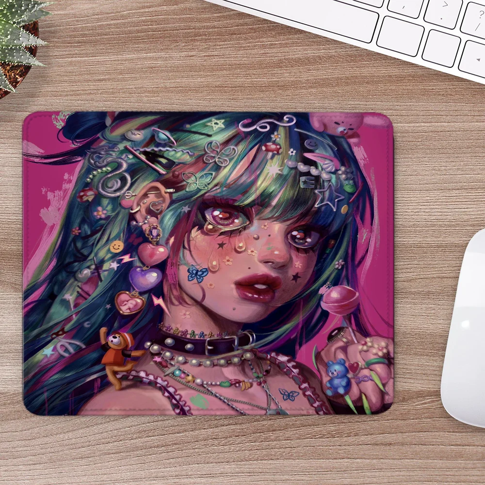 Small Mouse Pad Anime Eunpyon Art Desk Mat Mousepad Gaming Accessories Office Rug Offices Mats Gamer Gadgets Computer Mause Cute
