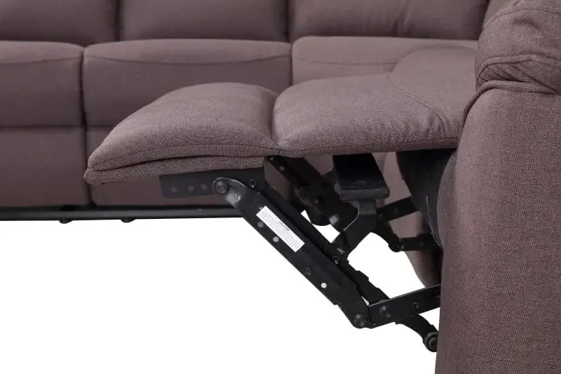 الأثاث المباشر الشوكولاته دليل طقم أريكة للاستلقاء L-شكل الاقسام ركن الأريكة أثاث غرفة المعيشة أريكة الزاوية الجلدية #5