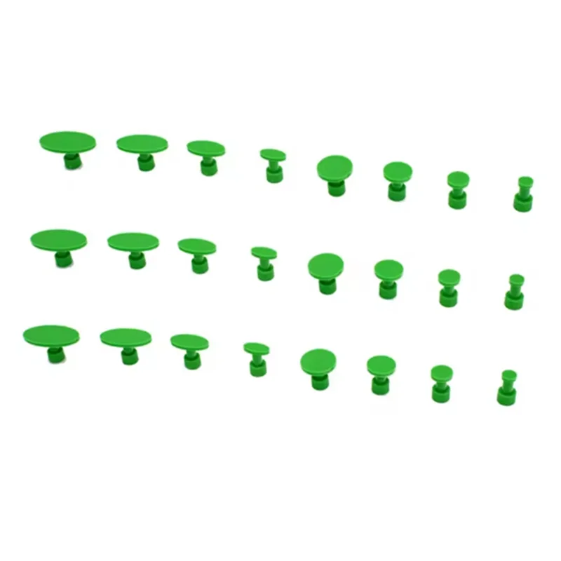 

A93Z для ремонта вмятин без краски, зеленые клеевые вкладки, 24 шт., инструмент для удаления вмятин, инструмент для ремонта кузова автомобиля