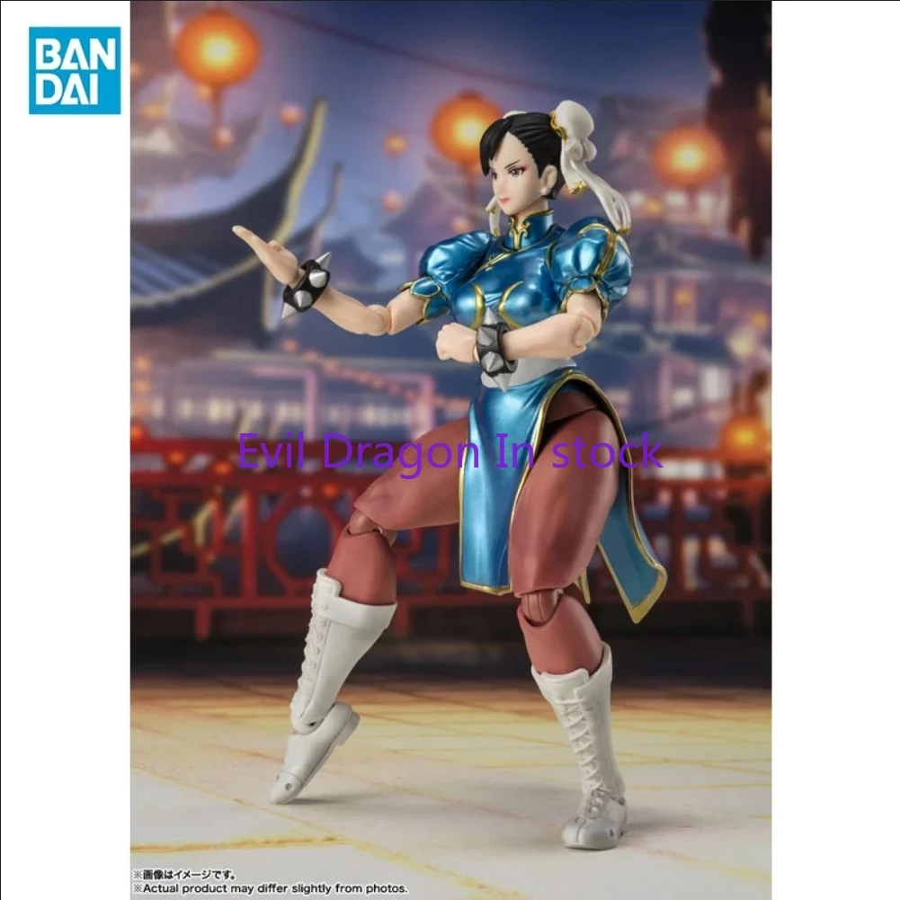 

100% Оригинальный Bandai SH фигуртс SHF Chun Li снаряжение 2 серии стрит-бойцов Аниме фигурки экшн-модель игрушки фигурка