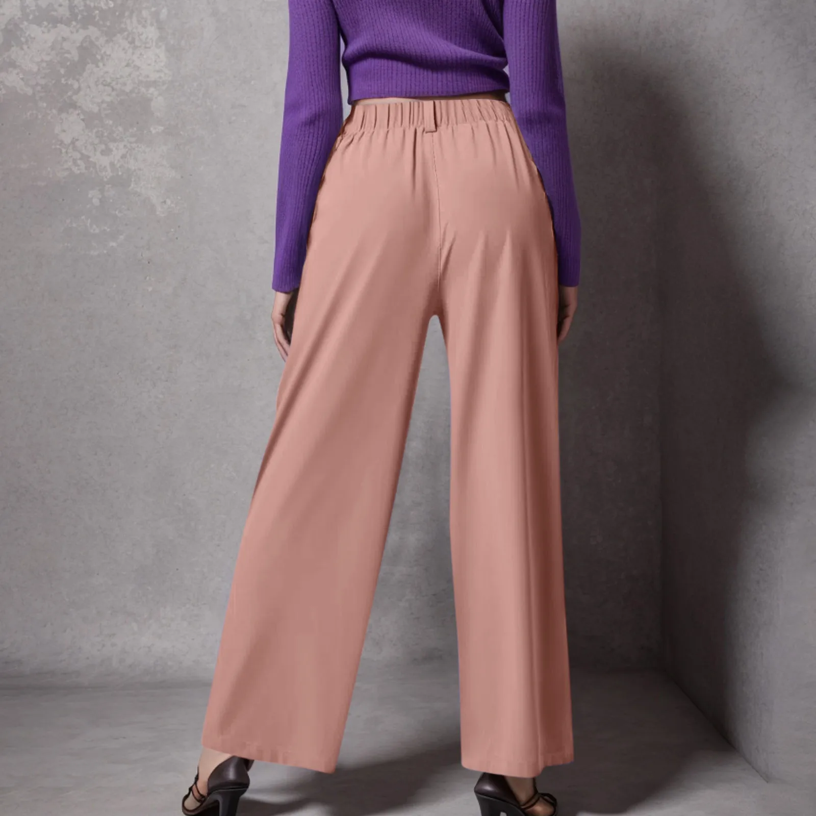 Women's Loose Pants Summer 2024 New High Waist Wide Legs Casual Trousers Korean Fashion Trend Female Suit Straight Pants