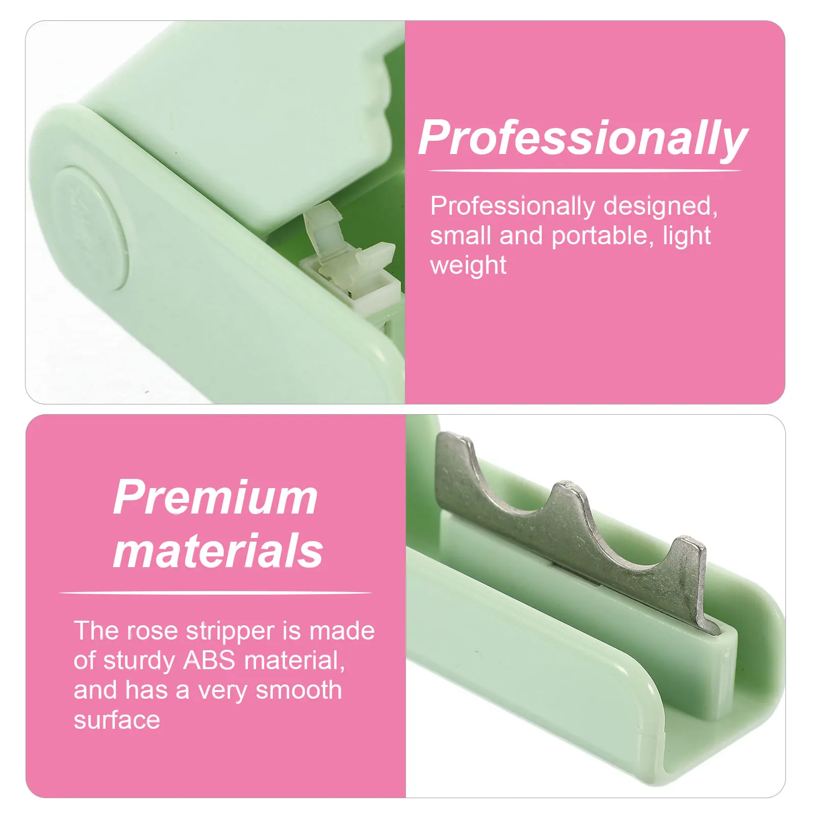 

1pc Rose Stripper Tool Thorn Leaf Remover For Florist Garden Stem Cleaner Portable Abs Handheld Flower Pruner Gardening Tool
