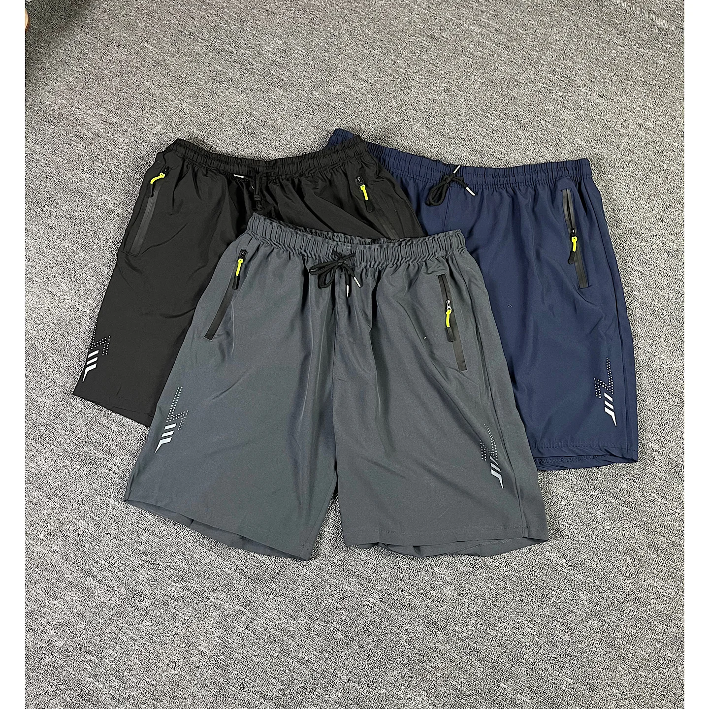 

Ice Silk Baskeall orts Men's Summer Thin Qui Dry Five-Point Loose plus Size Casual Sports Mid-Length orts