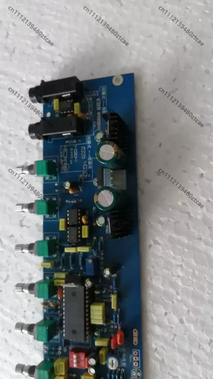 NE5532+M65831 Karaoke Preamp Board Echo Reverberation Microphone Music Tone Adjust Family KTV DIY Accessories