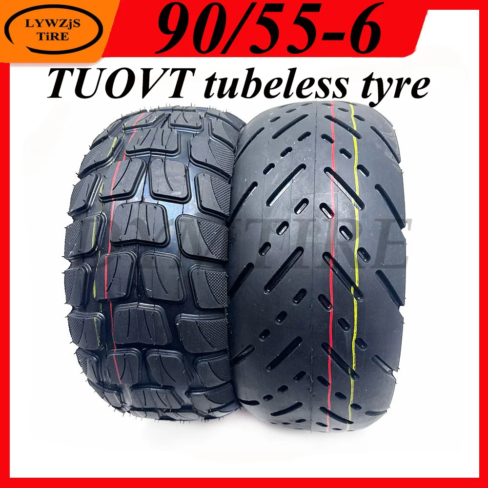 Electric Scooter Parts 90/55-6 Thickened City Tubeless Tyre 10 inch 90/55-6 Off-road Vacuum Tire