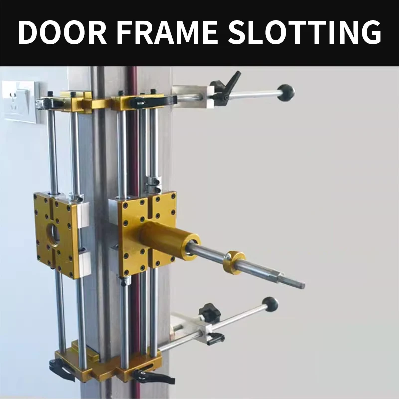 Door frame opening locator Solid Wood Door Opener Slotter Set Carpentry  Front Unlocking Device Fast Punching