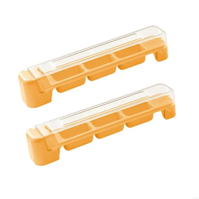 2 piezas Cubos flexible fabricante cubitos bandeja forma rectangular cubitos moldes hx6c