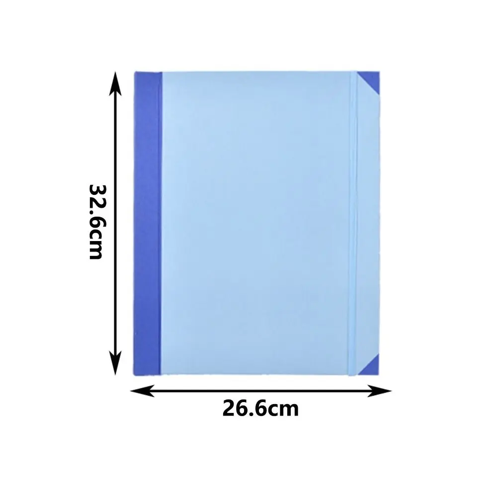 Portable With Pocket In Case I Go Missing Binder a4 Accordion File Organizer Large Capacity Sticker Budget Planner Bag Home