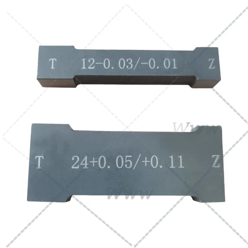 

Keyway Plug Gauge Pass Stop Wide Plug Keyway Inspection P9N9 Double Head Tungsten Steel Pass Stop Double Head Groove Wide