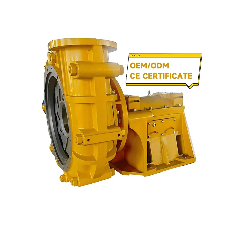 6inch Dredging Gravel Pump High Chromium Alloy Wear Resistant Horizontal Slurry Pump For Iron Ore Sand Washing Coal Washing