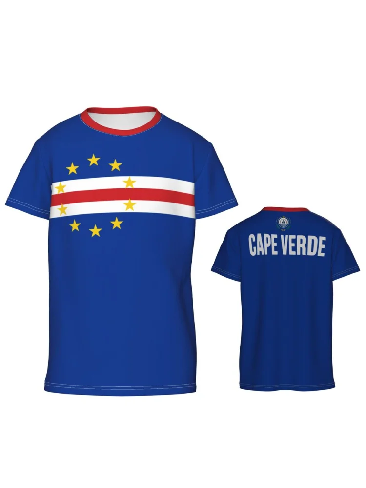 AliExpress Sugiuchi Cape Verde Flag Youth 3D Sports Mesh T-shirts For Kids Boy/Girl Tees Running Bike Soccer Tennis Football
