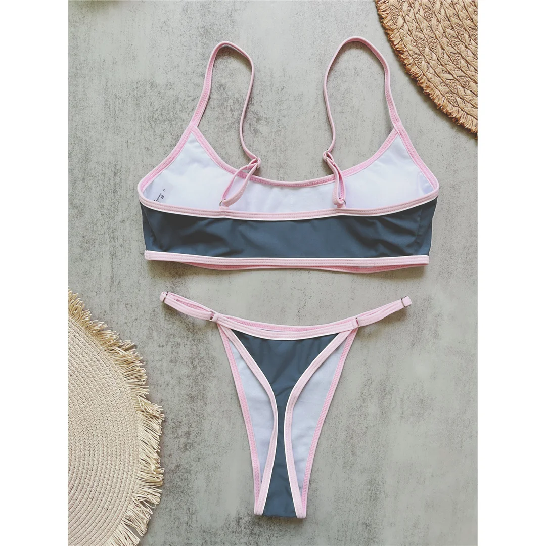Sexy Extrem String Mini Micro Tanga Bikini Damen Badeanzug Frauen Bademode Zweiteiliger Bikini-Set Badeanzug Schwimmanzug V8248 – Detail 13