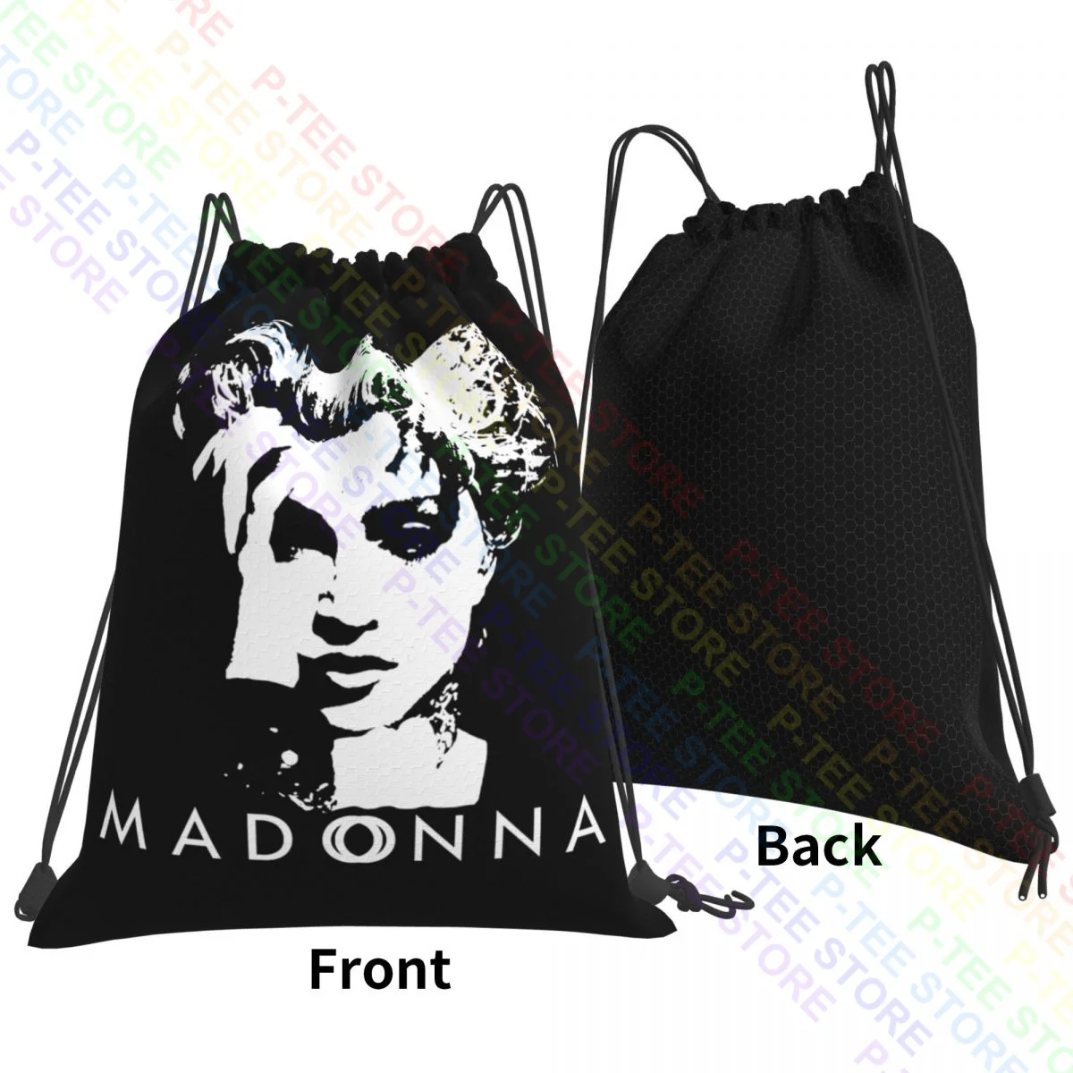 New Madonna Louise Ciccone American Singer Drawstring Bags Gym Bag Newest Softback Gymnast Bag Outdoor Running