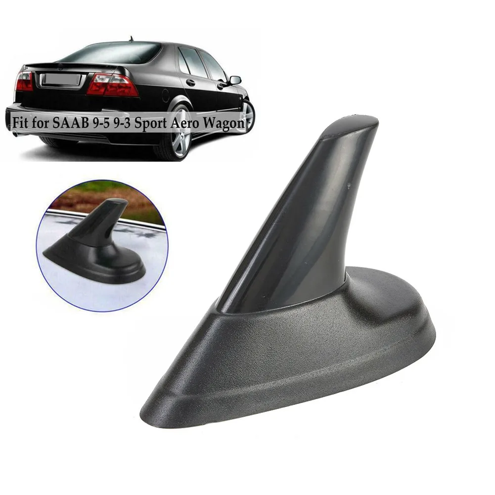1PCS For AERO For Saab 9-3 9-5 93 95 JC-887 Car Black Look ABS Plastic Fin Aerial Dummy Antennas Cars Exterior Accessories