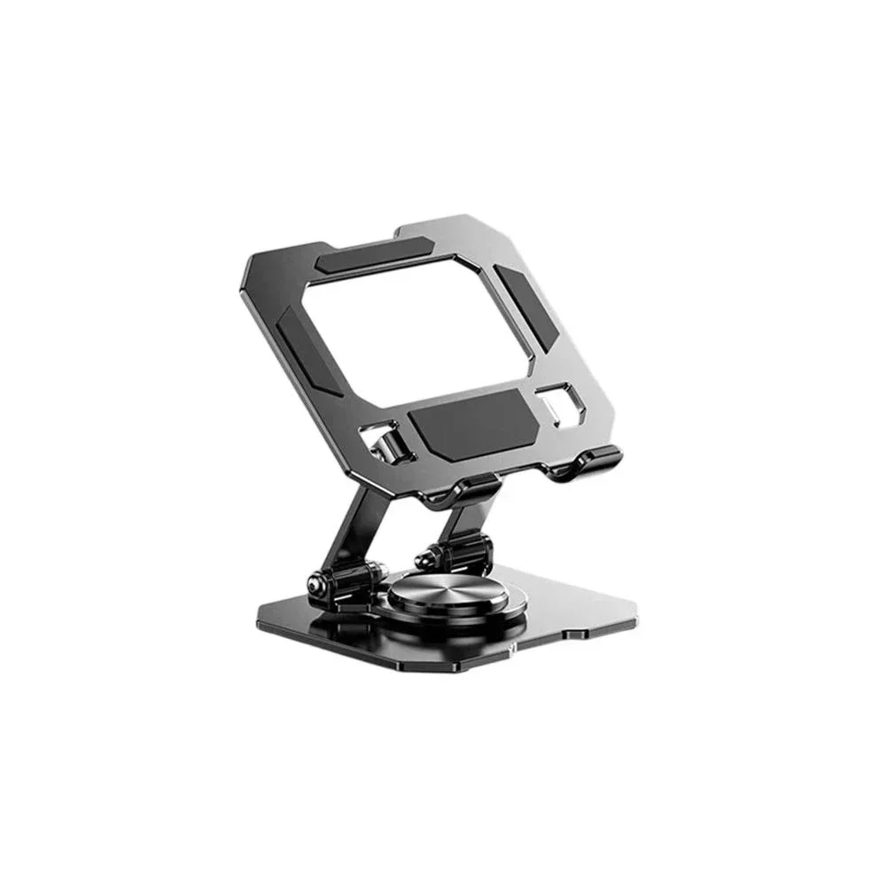 Sleek And Modern Foldable Holder Designed For Stability And Adjustability Featuring A Unique Rotating Capability