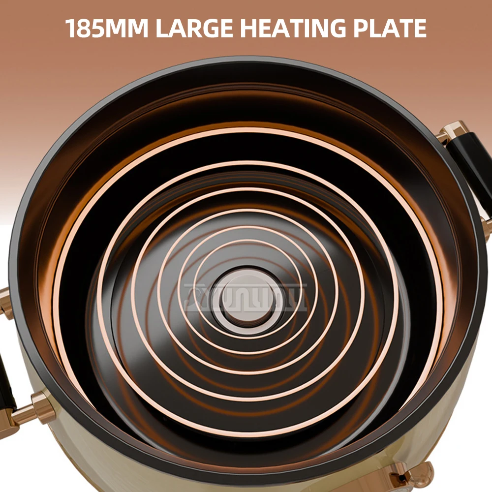 Olla caliente eléctrica Panela De Arroz de 220V tipo dividido, olla arrocera eléctrica inteligente para el hogar de 1600W