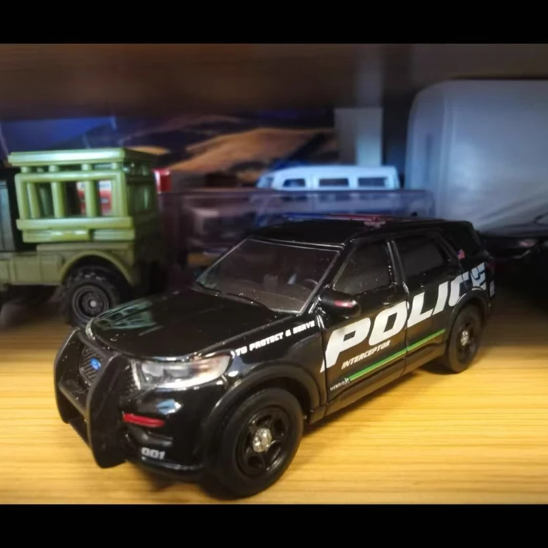 

GreenLight 1:64 2020 POLICEINTERCEPTOR UTILITY, модель автомобиля из сплава с высокой имитацией, детская игрушка, коллекция вакуумного формования, подарок