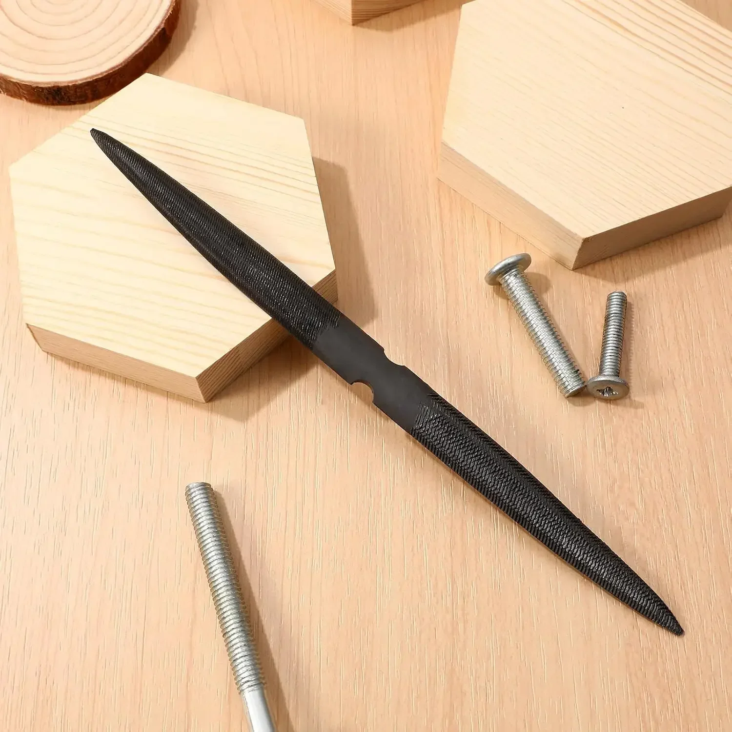 8-Zoll-Feilenwachsschnitzwerkzeuge, doppelseitiges Wachsfeilenwerkzeug zum Schnitzen und Einlegen, halbrundes, flaches und halbrundes Design – Detail 9