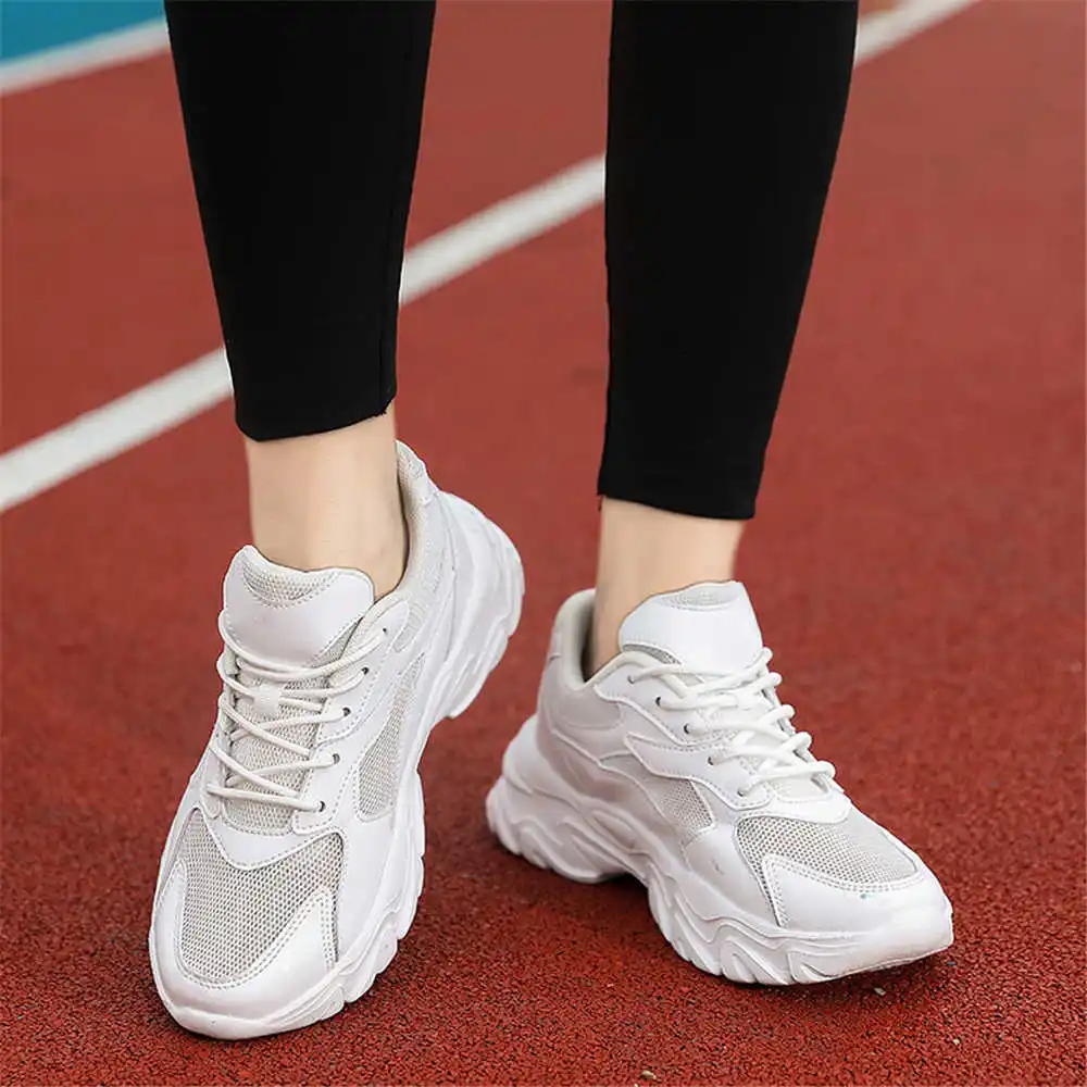 37-38 Round Tip Men's Sneakers 38 Size Woven Trainer Shoes Best Sold Sports Super Offers Joggings High Brand Fashion Runing - Image 2