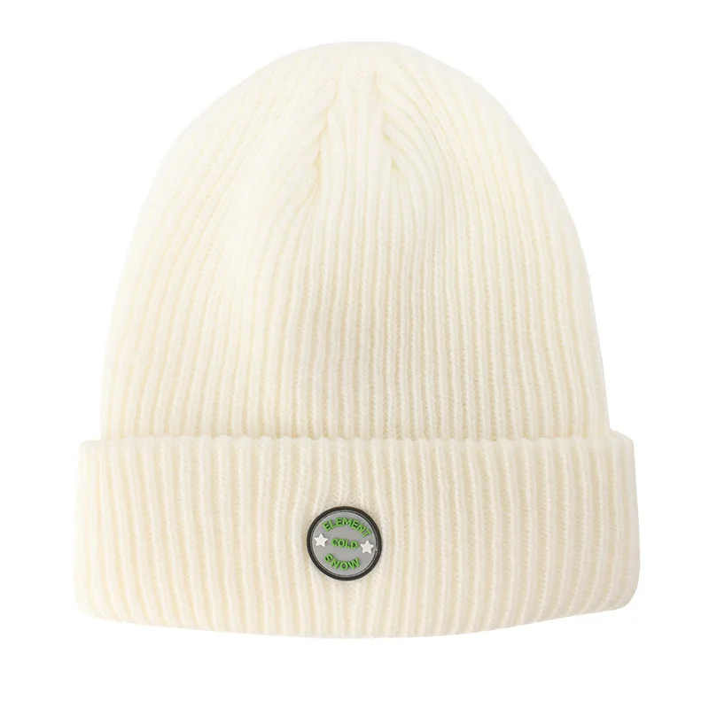 Nuovi berretti lavorati a maglia da sci per bambini autunno e inverno caldi berretti da ago e filo per uomo e ragazza all'aperto filo per bambini alla moda