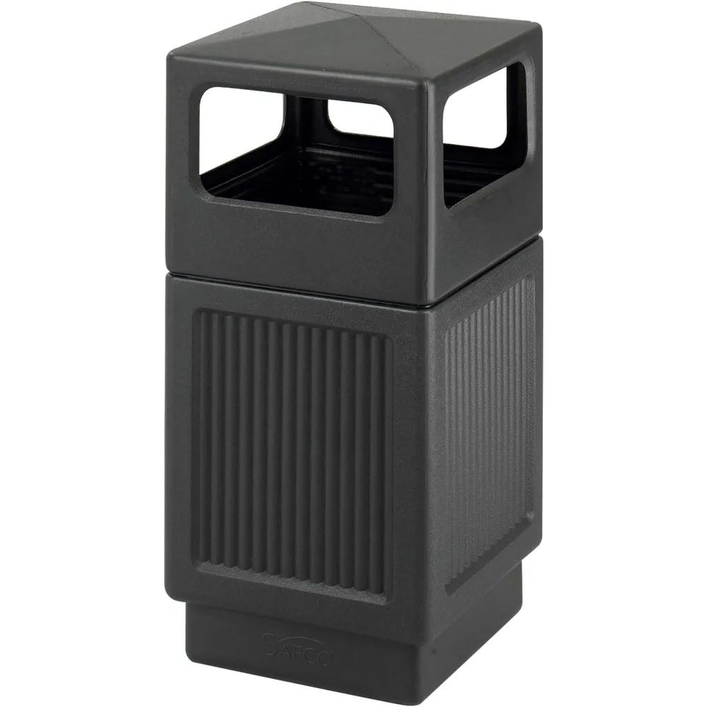 

Canmeleon Trash Can, 38 Gallons, Indoor and Outdoor Use, Durable & Weather-Resistant Commercial Garbage Can, Black