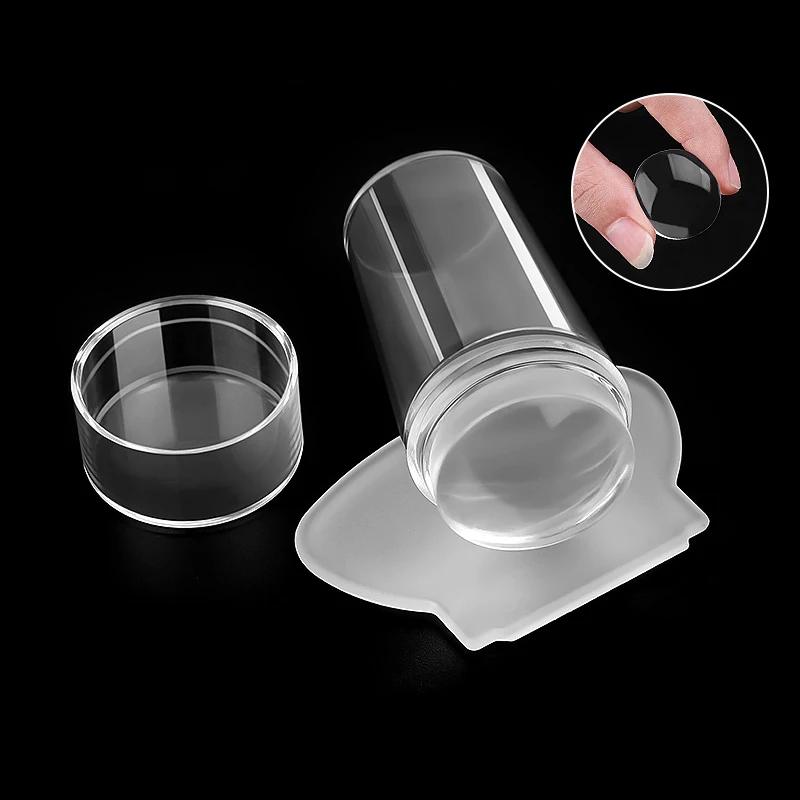 

Nails Art Stamping Plates Kit French Manicure Design Plate Stamp Polish Stencil Template Seal Stamper Scraper Accessories Tools