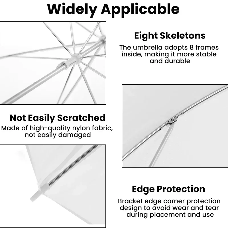 Происхождение 33 дюйма 83 см зонтик для фотостудии фото видео мягкий свет белый/серебристый отражатель зонт без подставки, 1/2 шт.