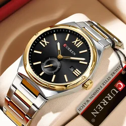 CURREN 2024 New Men Watch  Business Wristwatches Movement Ultra Thin Clock Top Brand Luxury Fashion Casual