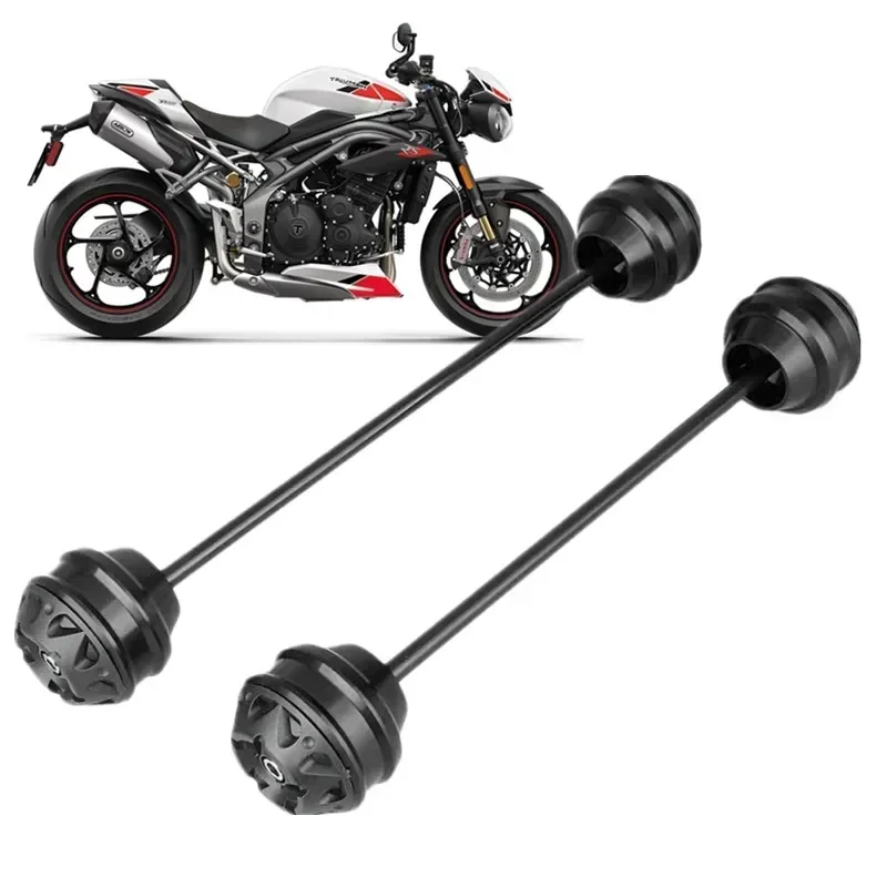 

For Triumph SpeedTriple Speed Triple 1050 S R RS 2020 Front Rear Wheel Protector Axle Fork Crash SliderMotorcycle Accessories