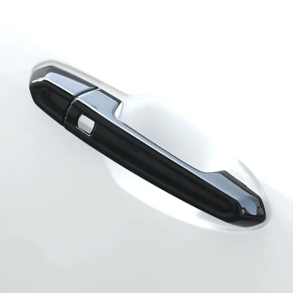 Preto brilhante smartkey maçaneta da porta capa guarnição para cadillac ats xts ct6 xt4 xt5 xt6