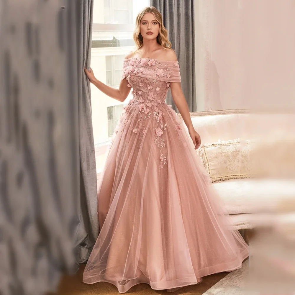 Prom Gown Formal Dresses for Women Party Wedding Evening Graduation Dress Elegant Gowns Robe Long Luxury Customized  2024