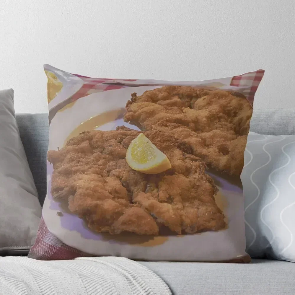 Wiener Schnitzel Vom Schwein Throw Pillow Christmas Covers For Cushions Decorative Cushion Cushion Child pillow