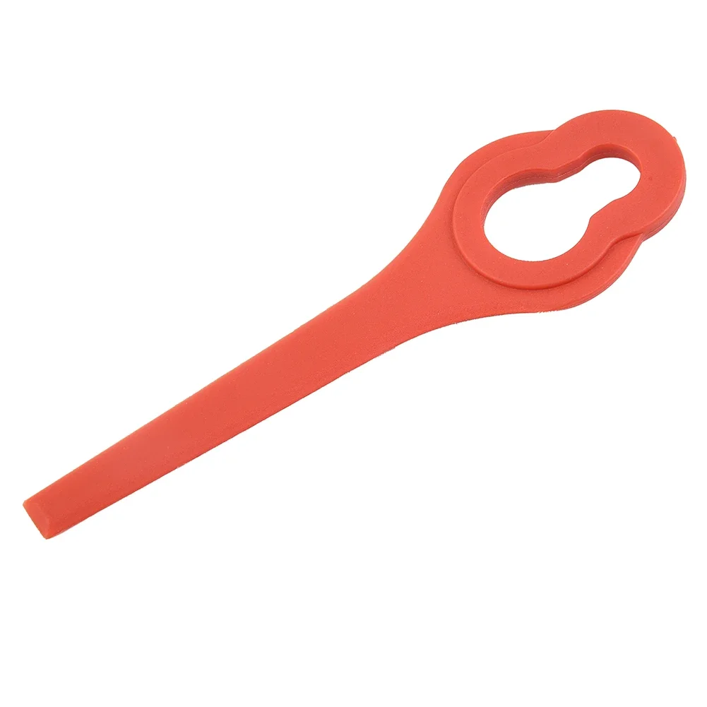 

Long Service Life Highly Match The Original Equipment 10pcs Mower Blades Cordless Cordless 95mm In Length Plastic Mower Blades