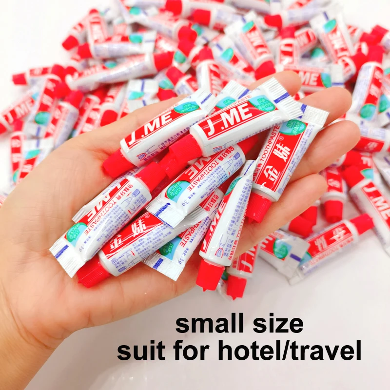 Free Shipping Portable Pocket Toothpastes Wholesale Hotel Supplies for Private Care Appliance Cleaning Tooth Whiting Aroma