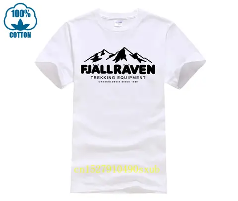 Fjall 남성용 아비스코 트레일 프린트 레이븐 티셔츠, 남녀공용 사이즈 S-4XL Fjall 남성용 아비스코 트레일 프린트 레이븐 티셔츠, 남녀공용 사이즈 S-4XL